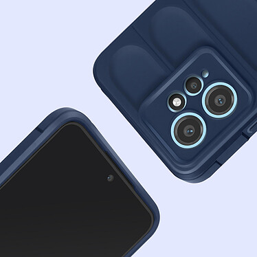 Avizar Coque pour Xiaomi Redmi Note 12 4G Silicone Gel Souple et Robuste  Bleu nuit pas cher