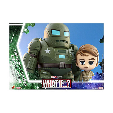 What If...? - Figurines Cosbaby (S) Hydra Stomper & Steve Rogers 10 cm pas cher