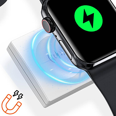Avis LinQ Chargeur Sans Fil pour Apple Watch Système Magnétique Câble 1m  Blanc