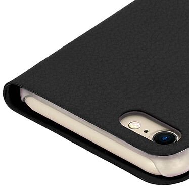 Acheter Avizar Housse iPhone SE 2022 / 2020 et 8 / 7 Clapet Flip Cover Ultra-fin Noir