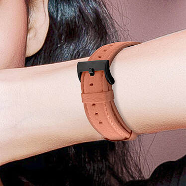 Avis Avizar Bracelet pour Apple Watch 41mm / 40mm et 38 mm Finition Texturé  Corail