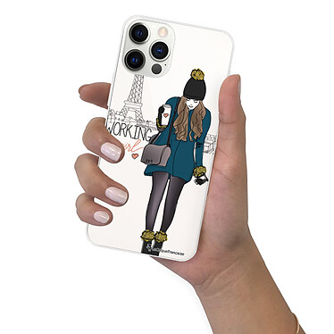 LaCoqueFrançaise Coque iPhone 12/12 Pro 360 intégrale transparente Motif Working girl Tendance pas cher
