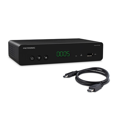 Metronic 441672 - Décodeur TNT Zapbox EH-D3 double tuner + câble HDMI · Reconditionné