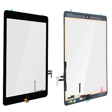 Avizar Ecran Tactile iPad 5 / 6 / Air Vitre de Remplacement Cadre Noir