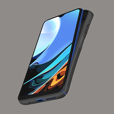 Nillkin Coque pour Xiaomi Redmi 9T / Poco M3 Cache Caméra Finition Striée CamShield Pro  Noir pas cher