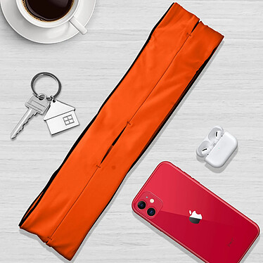 Avizar Ceinture de Sport Smartphone Extensible taille M (74 cm) orange pas cher