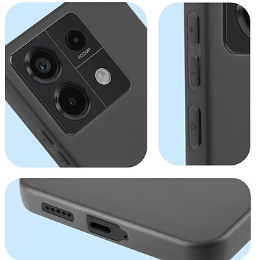 Avizar Coque pour Xiaomi Redmi Note 13 Pro 5G Souple Caméra Protégé  Noir pas cher