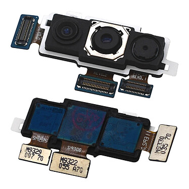Clappio Caméra Arrière Galaxy A70 Module Triple capteur Photo Compatible et Nappe pas cher