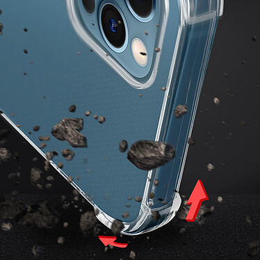 Avizar Pack Protection Apple iPhone 12 Pro Max Coque Souple + Verre Trempé Transparent pas cher