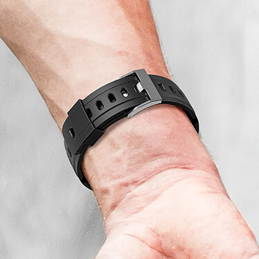 Avis Avizar Bracelet pour Apple Watch Ultra 49mm Silicone Bumper Ajustable  Noir