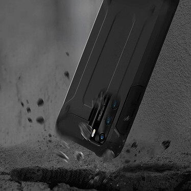 Avis Avizar Coque Huawei P40 Design Relief Bi-matière Antichute noir