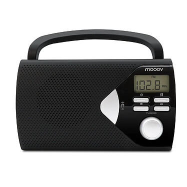 Avis Mooov 477205 - Radio portable AM/FM avec fonction réveil - noir · Reconditionné
