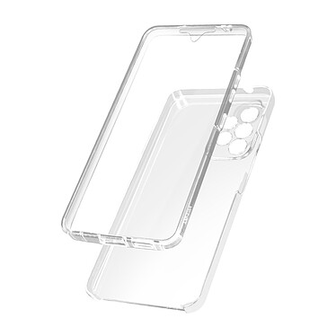 Avizar Coque pour Samsung Galaxy A53 5G Intégrale Arrière Rigide Transparent et Avant Souple  transparent