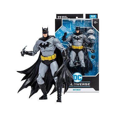 DC Multiverse - Figurine Batman (Hush)(Black/Grey) 18 cm pas cher