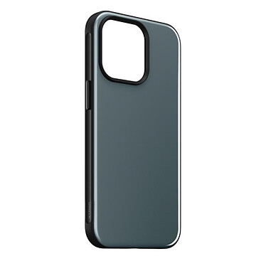 Nomad Coque pour iPhone 13 Pro Soft-touch Compatible MagSafe Métal Bleu