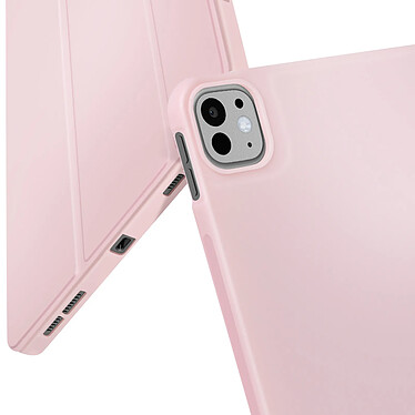 Avizar Étui pour iPad Pro 13 2024 Clapet Pliable Support Multipostions Rose Poudré pas cher