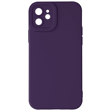 Avizar Coque pour iPhone 11 Silicone Mat Protection Caméra Violet Foncé