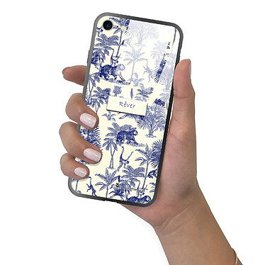 LaCoqueFrançaise Coque iPhone 7/8/ iPhone SE 2020/ 2022 Coque Soft Touch Glossy Botanic Rêve Design pas cher