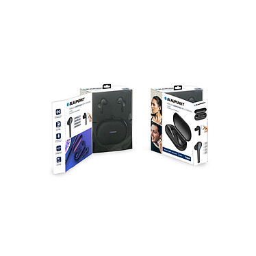 Blaupunkt - Ecouteurs sans fil avec étui de recharge - BLP4795-133 - Noir pas cher