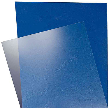LEITZ Couverture PVC Pour reliure A4 180 Microns Transparent Lisse