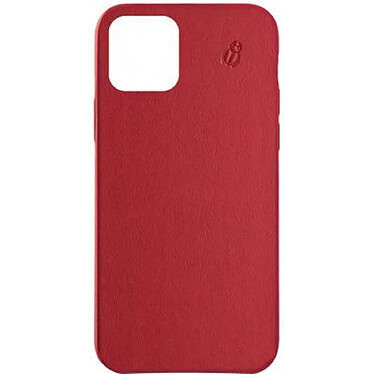 BEETLECASE Coque pour iPhone 12 Pro Max Premium en Cuir Rouge