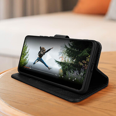 Avis Avizar Housse pour Xiaomi 13 Pro portefeuille rangement carte support vidéo  Noir
