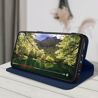 Acheter Avizar Housse pour Honor X7 Clapet Portefeuille Fonction Support Vidéo  Bleu