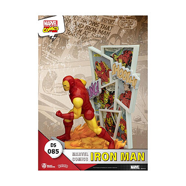 Marvel Comics - Diorama D-Stage Iron Man 16 cm pas cher