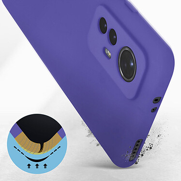 Avis Avizar Coque pour Xiaomi 12T et 12T Pro Silicone Semi-rigide Finition Soft-touch Fine  violet
