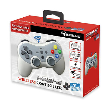 Acheter Subsonic Pro S wireless controller 90s pour nintendo Switch