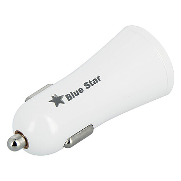 Acheter Blue Star Chargeur Voiture Allume Cigare USB 2A Charge Rapide LED Lumineux  Blanc
