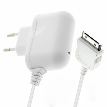 Avizar Chargeur Secteur 30 Broches pour Apple iPhone 4S / 4 / 3G / 3GS - Blanc