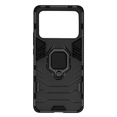 Avizar Coque Xiaomi Mi 11 Ultra Hybride Antichoc Bague Métallique Support noir
