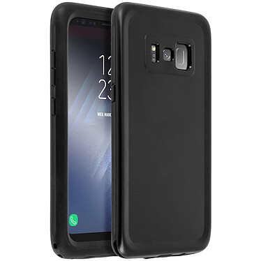 Avizar Coque Galaxy S8 Plus Waterproof 10m + Antichocs Noir - Membrane avant tactile