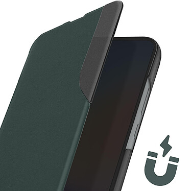 Acheter Avizar Étui Folio pour pour Samsung Galaxy A34 5G Clapet Fenêtre Affichage Heure Support Vidéo  Vert