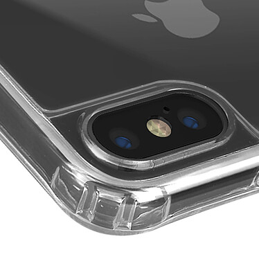 Avizar Coque Lanière pour iPhone X , iPhone XS Rigide Bumper  Transparent pas cher