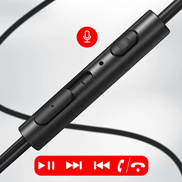 Avis XO Écouteurs Filaires Jack 3.5mm Intra-auriculaire avec Basses Profondes Noir