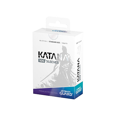 Acheter Ultimate Guard - Pack 100 pochettes Katana Sleeves taille standard Transparent