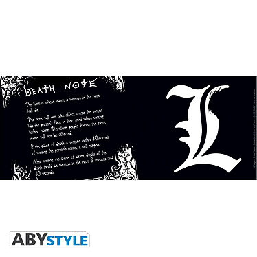 Avis Death Note - Mug L & règles