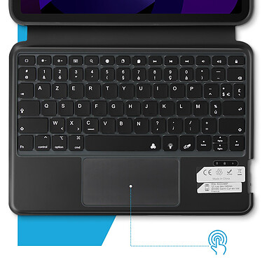 Acheter MW Étui Clavier pour iPad 10 2022 Bluetooth Fonction Support intégré Noir