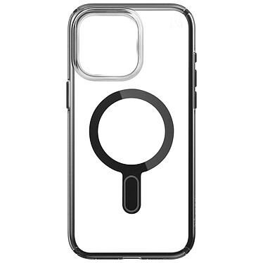 Speck Coque MagSafe pour iPhone 15 Pro Max Presidio Perfect Clear Clicklock Noir