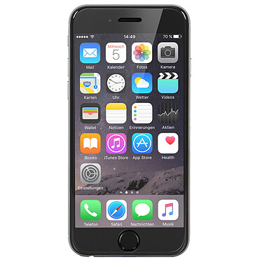 Avizar Film Ecran Verre Trempé Apple iPhone 6 et 6S - Bords Incurvés Transparent