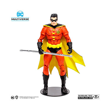 DC Multiverse - Figurine Robin (Tim Drake) Gold Label 18 cm pas cher