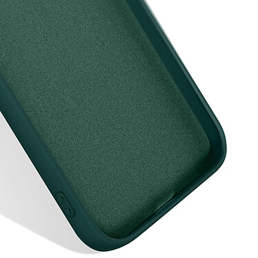 Avizar Coque iPhone 13 Mini Silicone Semi-Rigide avec Finition Soft Touch vert pas cher