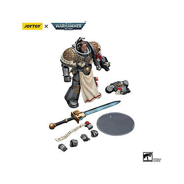 Warhammer 40k - Figurine 1/18 Grey Knights Strike Squad Justicar 12 cm pas cher