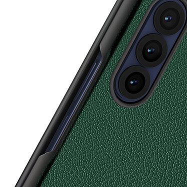 Avizar Coque pour Samsung Galaxy Z Fold 6 Deisgn Pliable Texture Grainée Vert Foncé pas cher