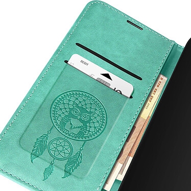 Acheter Avizar Étui Mandala Attrape Rêves pour iPhone 14 Portefeuille  Vert