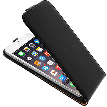 Avizar Housse Étui Clapet Ultra-fin Apple iPhone 6 Plus - Protection Noir pas cher