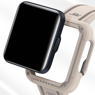 Avizar Bracelet pour Xiaomi Redmi Watch 2 Lite / Watch Lite / Redmi Watch 2 / Redmi Watch Silicone Bumper Ajustable  beige pas cher