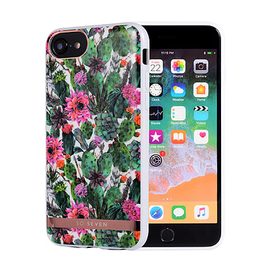 So Seven Coque pour iPhone 6/7/8 MEXICO FLEUR Rose